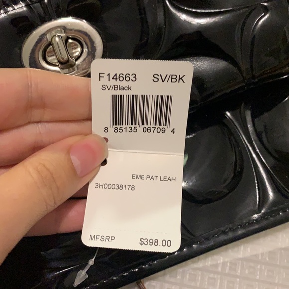 💯 authentic Coach Patent Leather Purse - Picture 9 of 12